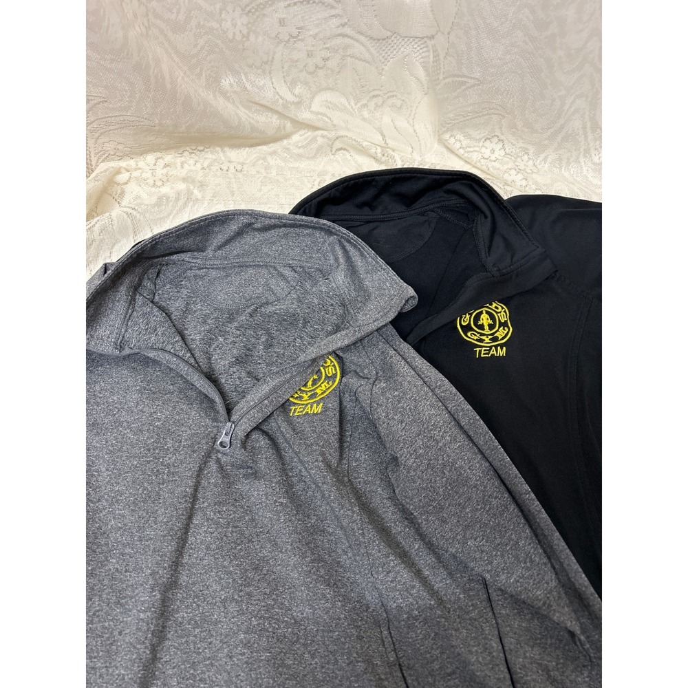 Gold's Gym Team Quarter Zip Long Sleeve‎ Pullover Women's Athletic Shirt - Picture 4 of 7